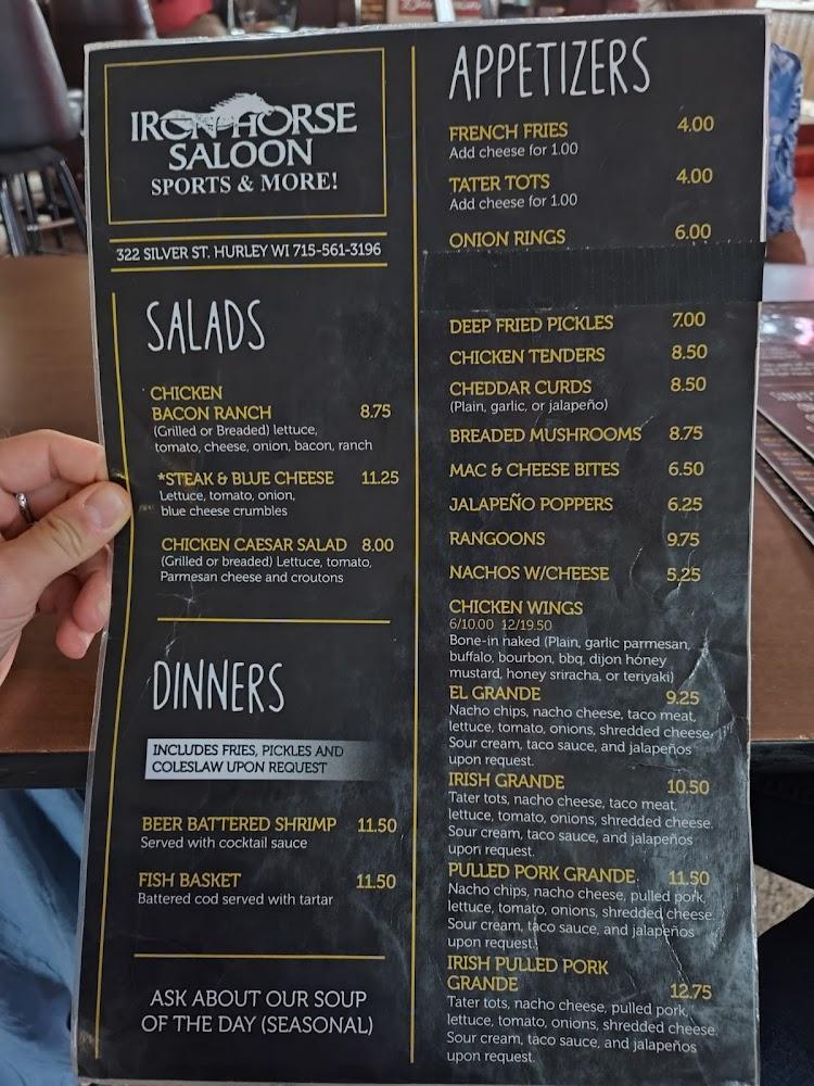 Iron Horse Inn Menu image 2